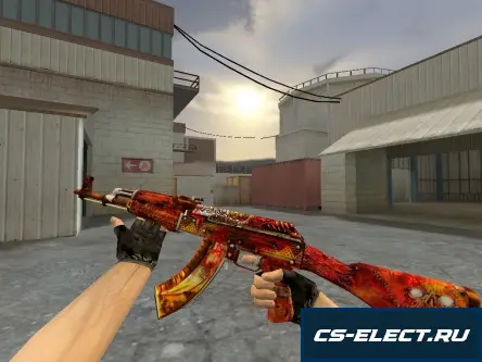 Модель AK-47 Каннибал для CS 1.6