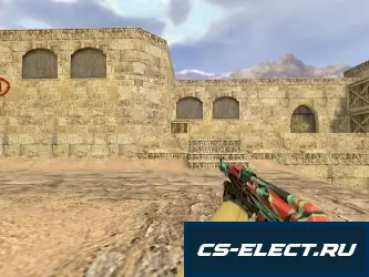 Модель АК-47 Буйство красок для CS 1.6