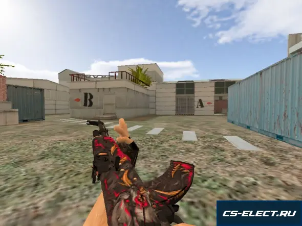 Модель AK-47 Rampage для CS 1.6