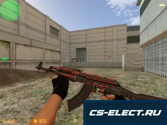 Модель AK-47 Темный Лорд для CS 1.6