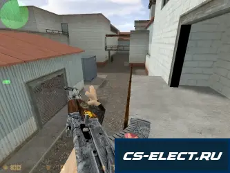 Модель АК-47 Картель с наклейками для CS 1.6