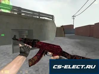 Модель AK-47 Армагеддон для CS 1.6