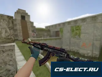 Модель AK-47 Абрамс для CS 1.6