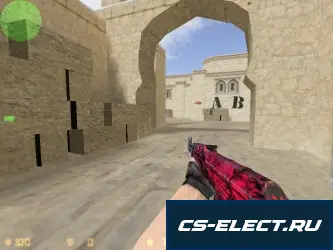 Модель АК-47 Банши для CS 1.6