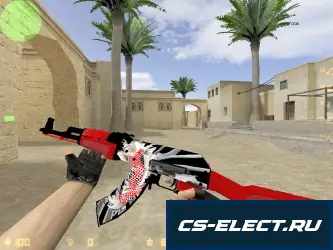 Модель АК-47 Коллекция 893 для CS 1.6