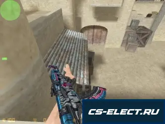 Модель Ak-47 Бенгальский Скандалист для CS 1.6