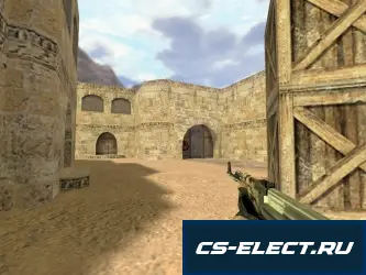 Модель АК-47 Пустынный камуфляж для CS 1.6