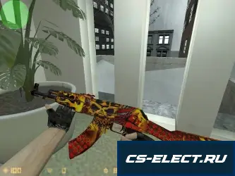 Модель АК-47 Чистилище для CS 1.6