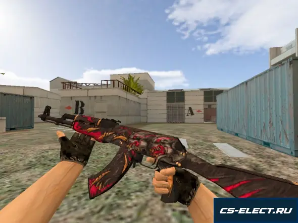 Модель AK-47 Rampage для CS 1.6