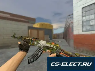 Модель AK-47 Skulliosis для CS 1.6