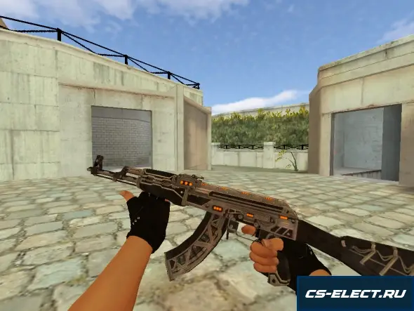 Модель AK-47 Mass Driver для CS 1.6