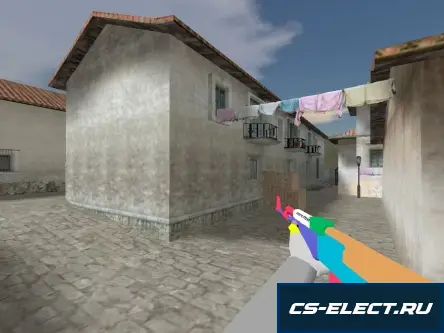 Модель AK-47 Цветной для CS 1.6
