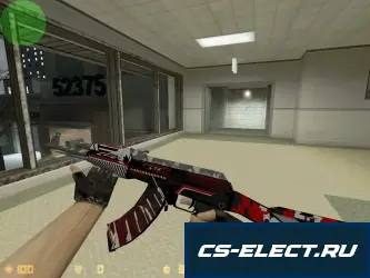 Модель AK-47 Военный Углерод для CS 1.6