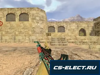 Модель АК-47 Буйство красок для CS 1.6