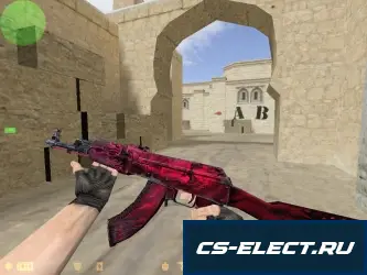 Модель АК-47 Банши для CS 1.6