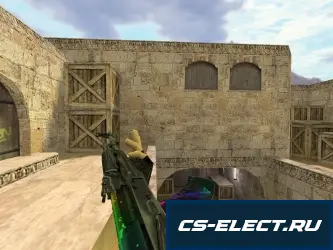 Модель АК-47 Неоновый туман для CS 1.6