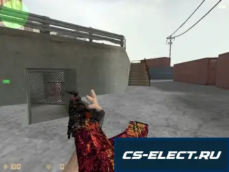 Модель AK-47 Армагеддон для CS 1.6