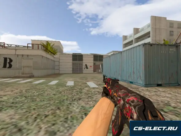 Модель AK-47 Rampage для CS 1.6
