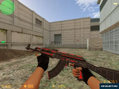 Модель AK-47 Темный Лорд для CS 1.6