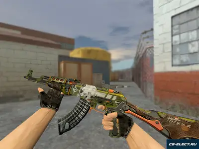 Модель AK-47 Skulliosis для CS 1.6