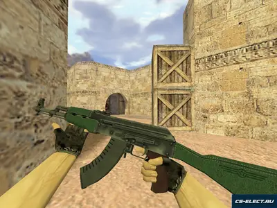 Модель АК-47 Первый класс для CS 1.6