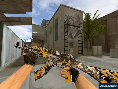 Модель AK-47 Firewalker для CS 1.6