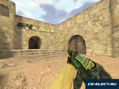 Модель АК-47 Огненный змей для CS 1.6