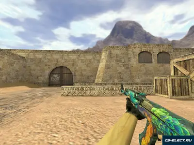 Модель АК-47 Яростный павлин для CS 1.6