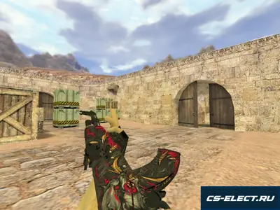 Модель АК-47 Буйство для CS 1.6