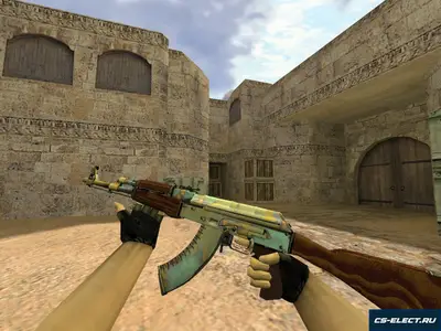 Модель АК-47 Поверхностная закалка для CS 1.6