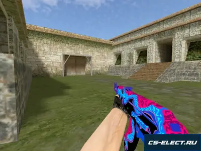 Модель AK-47 Red Ice для CS 1.6