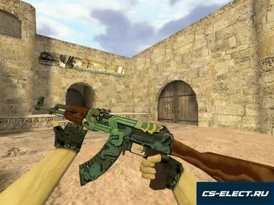 Модель АК-47 Огненный змей для CS 1.6