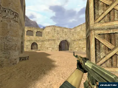 Модель АК-47 Пустынный камуфляж для CS 1.6