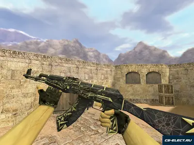 Модель АК-47 «Киберпушка» для CS 1.6