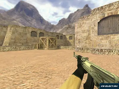 Модель АК-47 Хром для CS 1.6