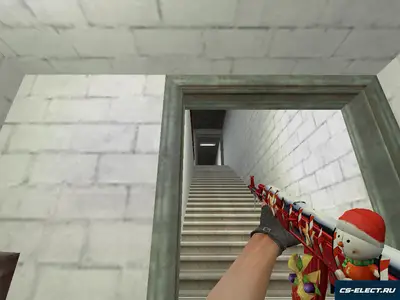 Модель АК-47 Рождество для CS 1.6