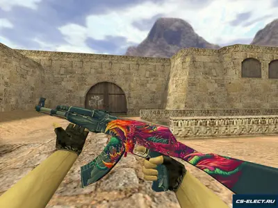 Модель АК-47 Скоростной зверь для CS 1.6