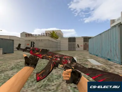 Модель AK-47 Rampage для CS 1.6