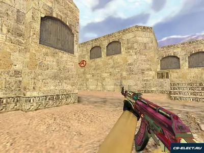 Модель АК-47 Кибервоин для CS 1.6