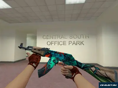 Модель AK-47 Проклятье Иви для CS 1.6