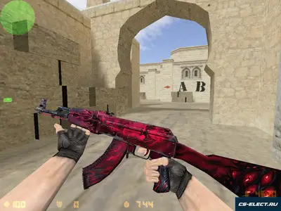 Модель АК-47 Банши для CS 1.6