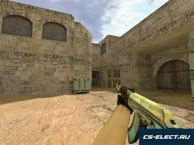 Модель АК-47 Поверхностная закалка для CS 1.6