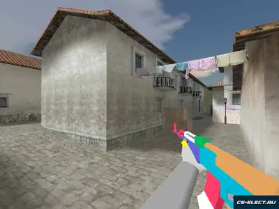 Модель AK-47 Цветной для CS 1.6