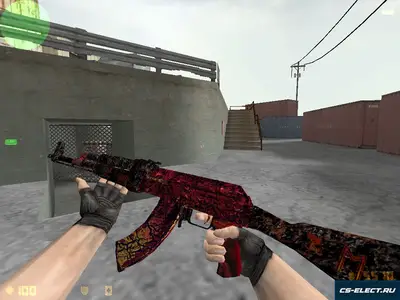 Модель AK-47 Армагеддон для CS 1.6