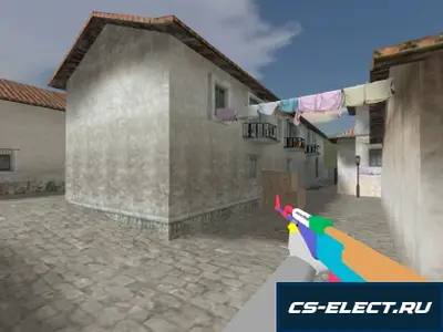 Модель AK-47 Цветной для CS 1.6