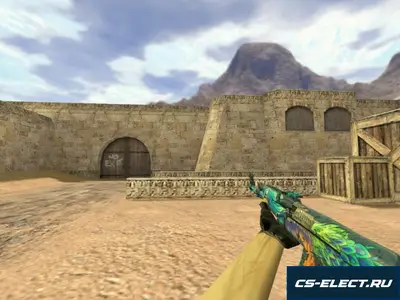 Модель АК-47 Яростный павлин для CS 1.6