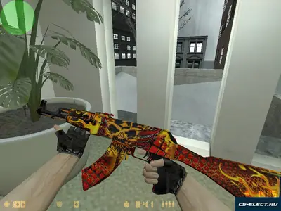 Модель АК-47 Чистилище для CS 1.6