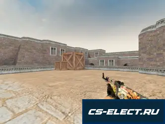 Модель AK-47 Стикер для CS 1.6