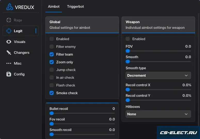Чит VRedux для CS 2