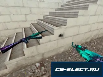 Модель AK-47 Иллюзия для CS 1.6
